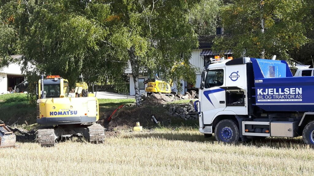 fjellsprenging, tunglast